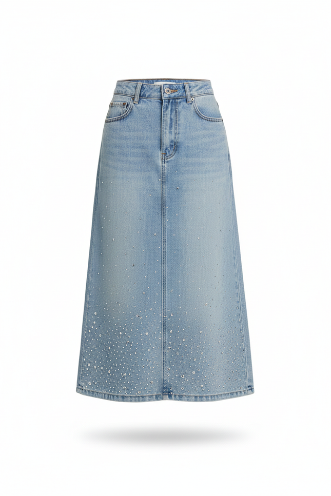 Jupe En Jean Strass