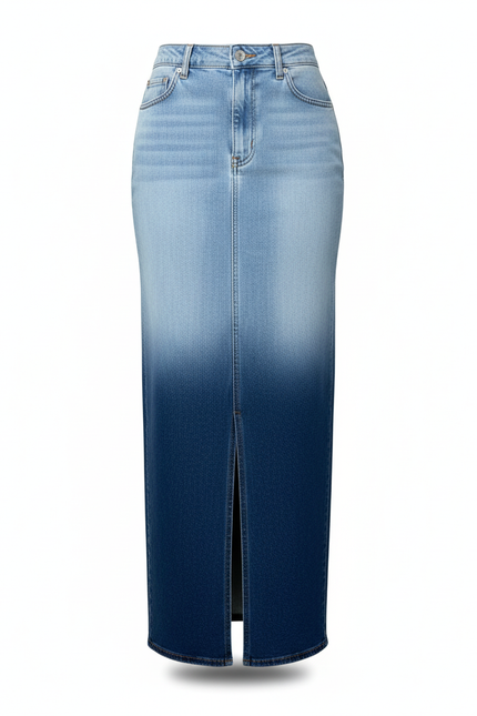 Jupe En Jean Fendue Derriere