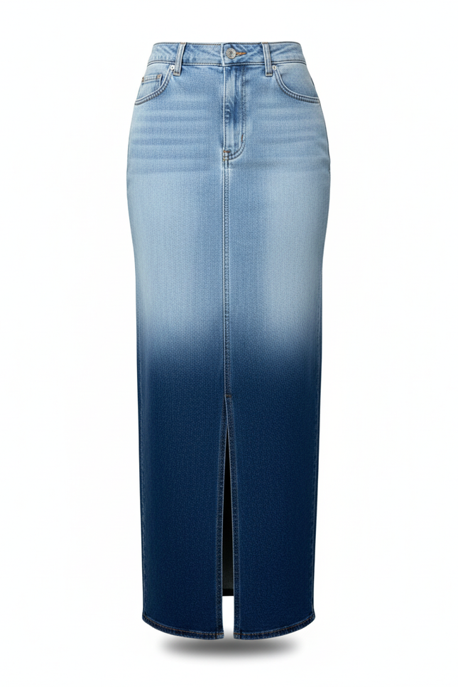 Jupe En Jean Fendue Derriere