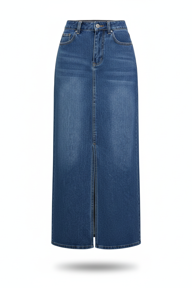 Jupe Longue En Jean Fendue