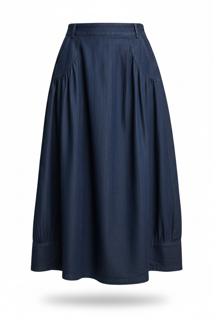 Jupe Jean Longue Ample Décontractée