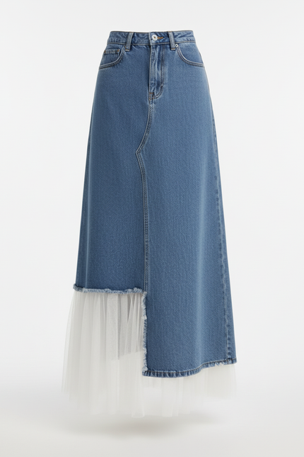 Jupe En Jean Asymétrique