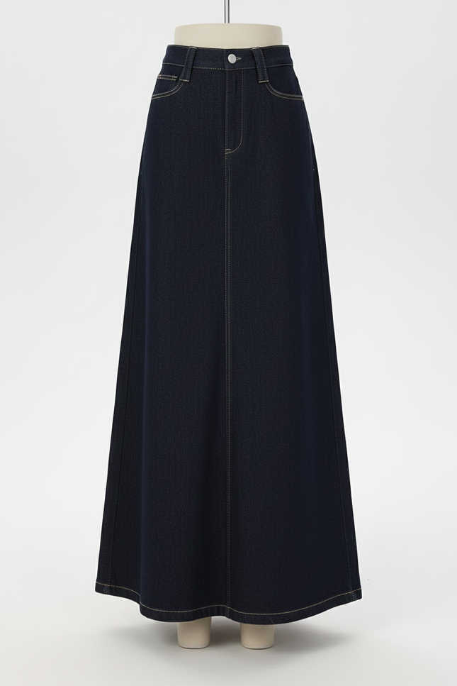 Jupe En Jean Longue Hiver