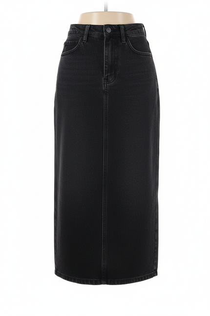 Jupe Jean Noir Longue Chic