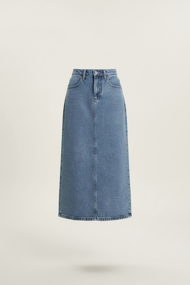 Jupe Longue En Jean Avec Fente