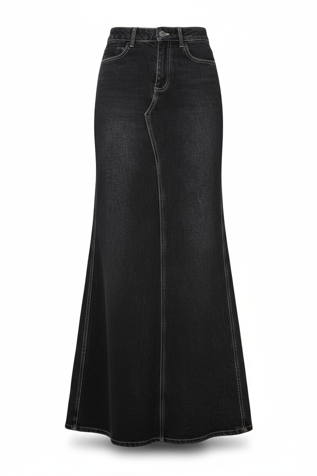 Ensemble Jupe Et Veste En Jean Femme