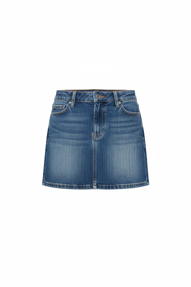 Jupe En Jeans Bleu