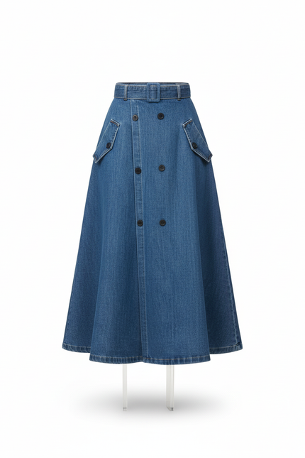 Jupe En Jean Ceinture