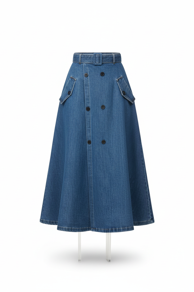 Jupe En Jean Ceinture