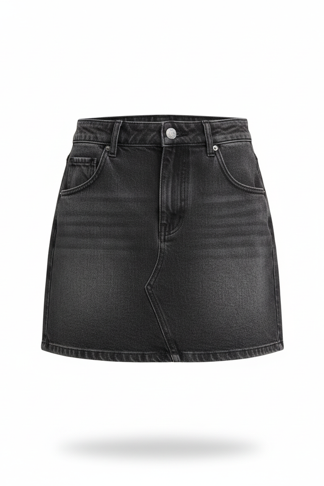 Jupe En Jean Gris Foncé