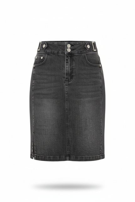 Jupe En Jean Grise Femme