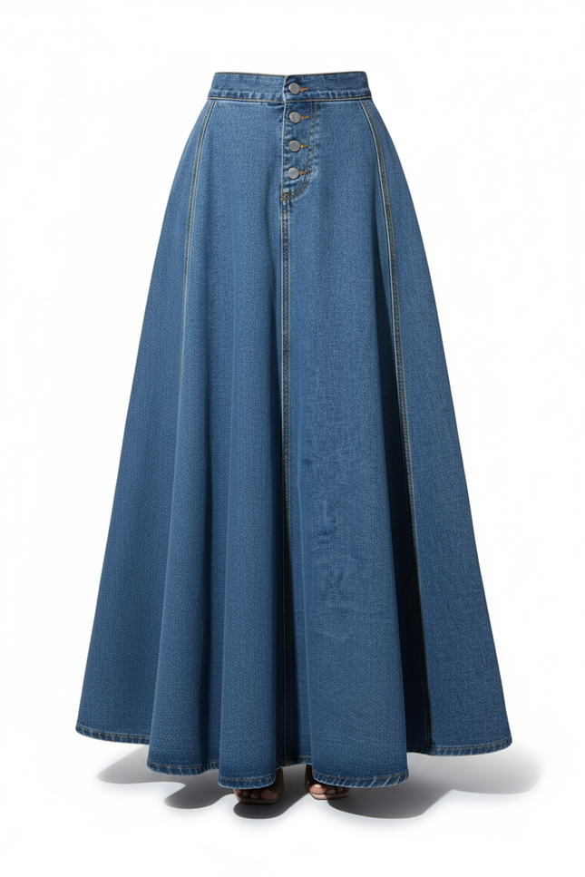 Jupe En Jean Femme Longue