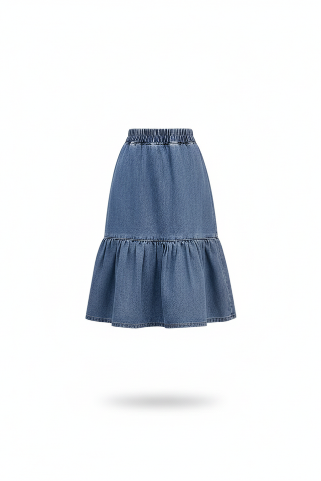 Jupe En Jean A Volant