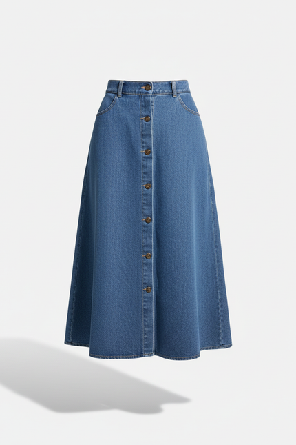 Jupe En Jean Fermeture