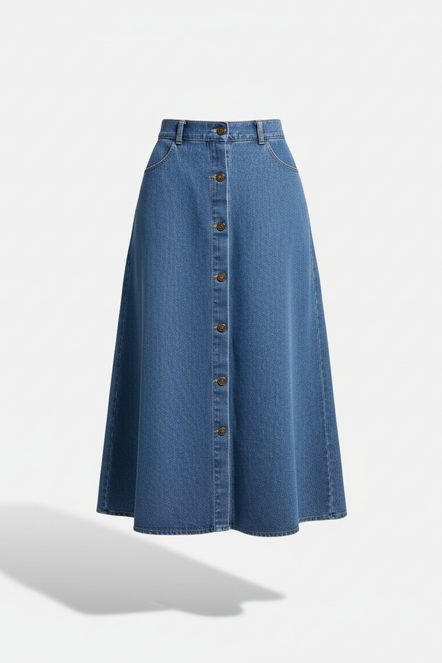 Jupe En Jean Fermeture