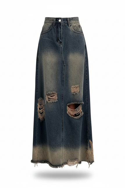 Jupe En Jean Déchiré