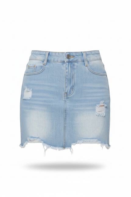Jupe En Jeans Destroy