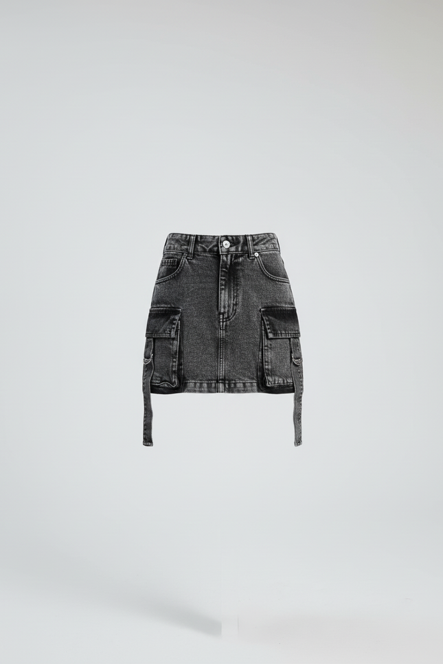 Jupe En Jean Grise Courte