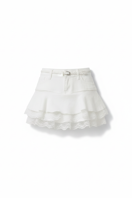 Mini Jupe En Jean Blanche