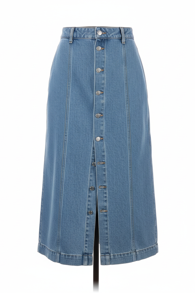 Jupe En Jean Fente Devant