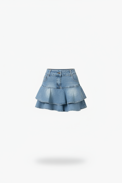 Jupe En Jean Avec Short