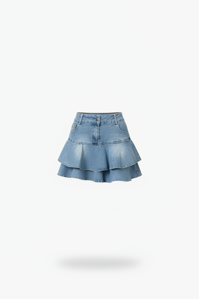 Jupe En Jean Avec Short