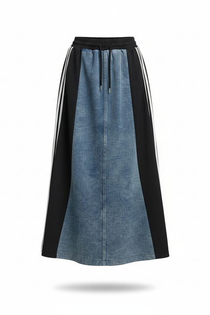 Jupe En Jean Patchwork