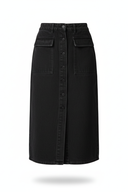 Jupe En Jean Noir Hiver